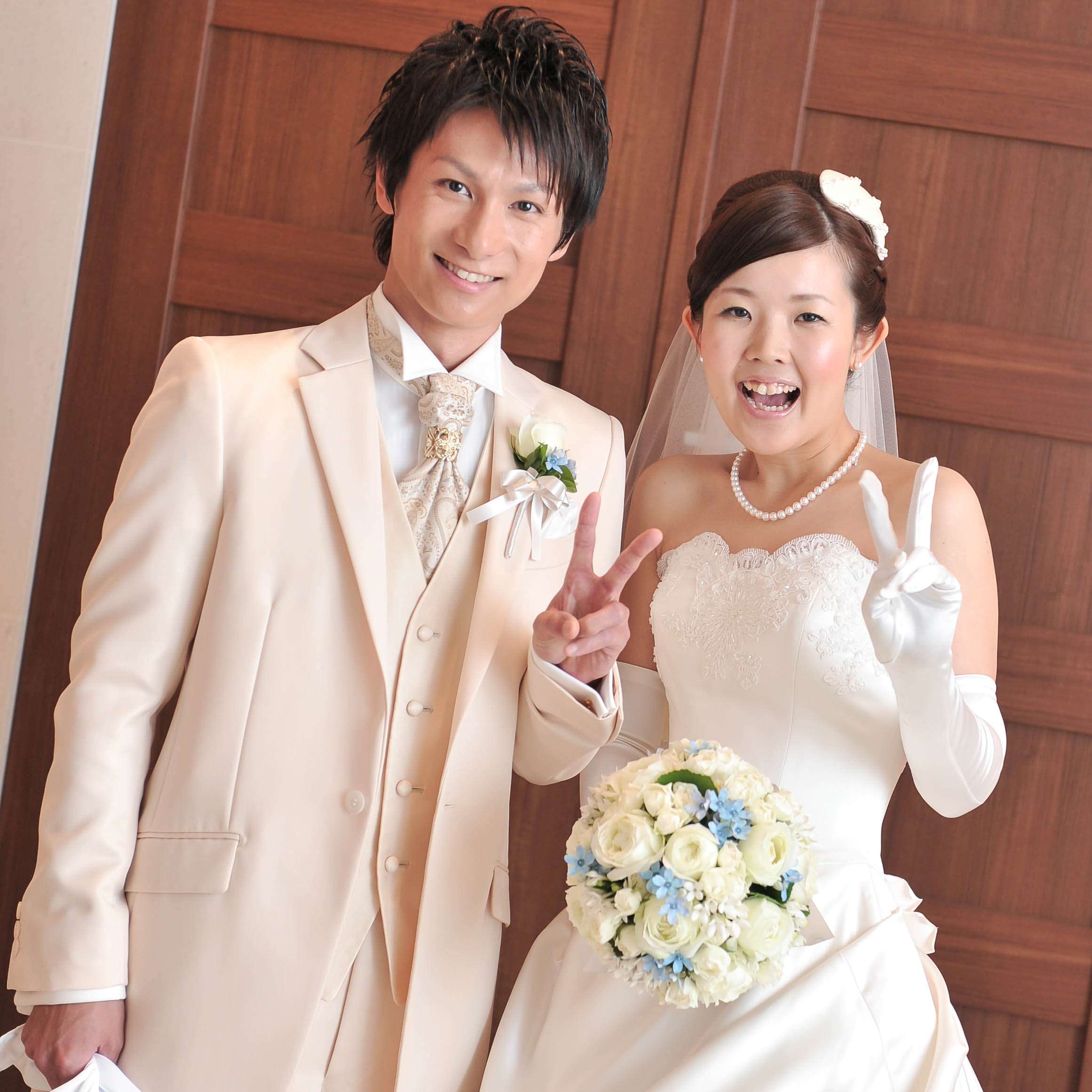 笑顔のあふれる結婚式